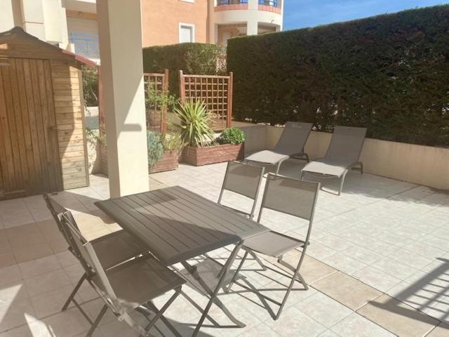Appt 2 Pieces Port Frejus - Mega Terrasse + Garage 아파트 외부 사진